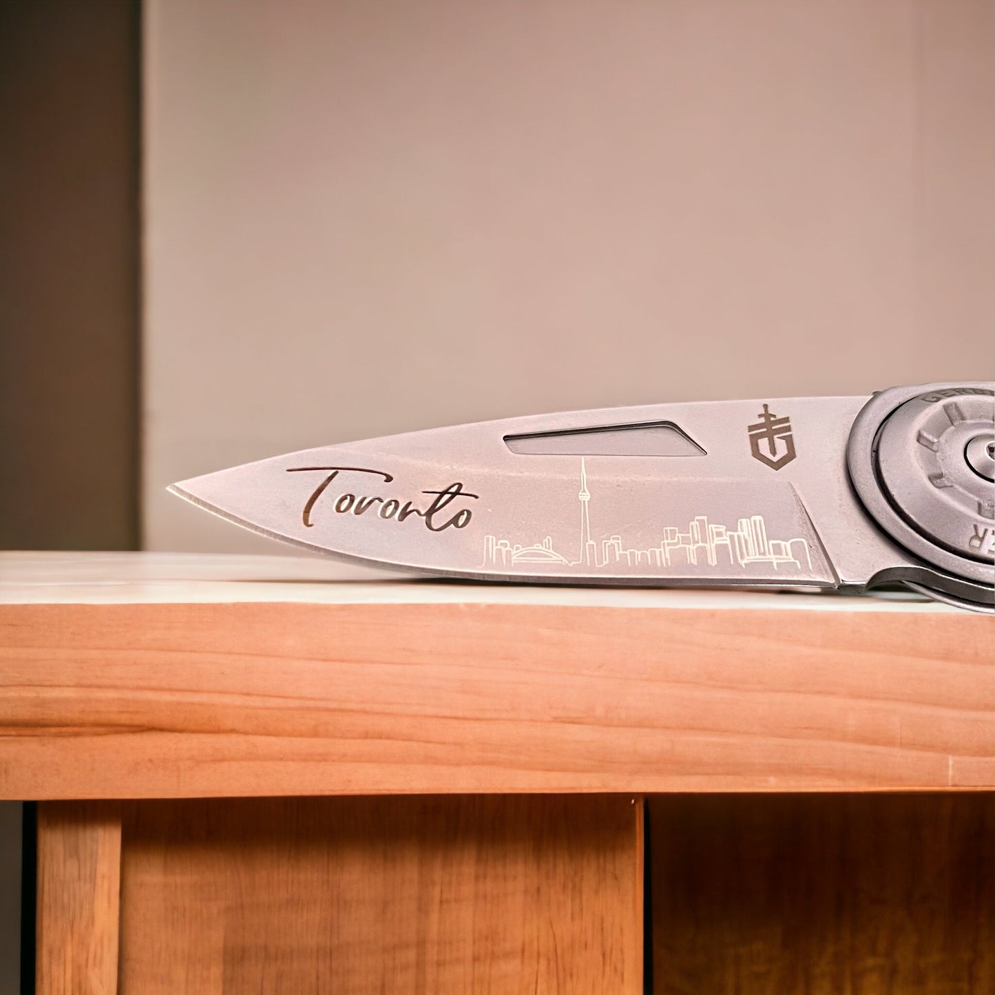 Legal Engraved Etched folding hobby camp outdoors daily pocket knife step dad gift present