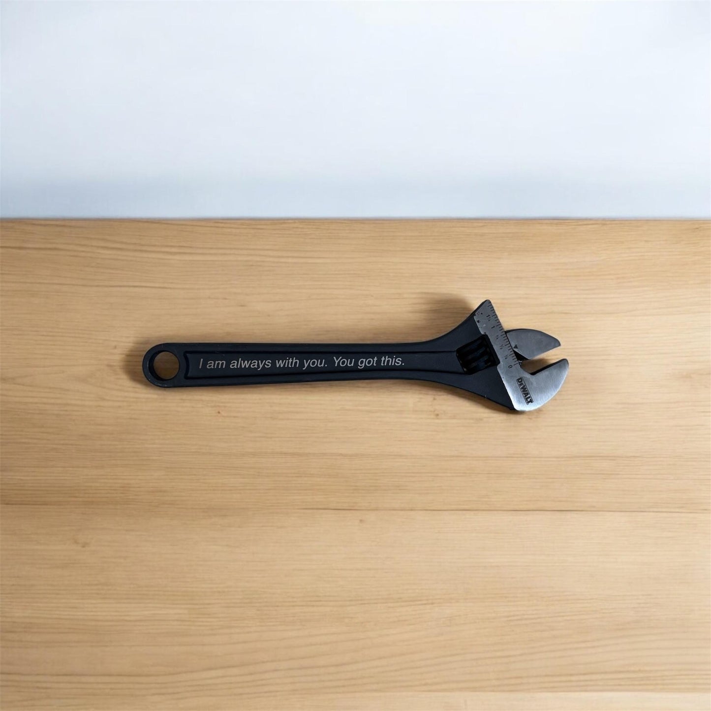 Tools gift for dad step father brother boy friend laser engraved adjustable wrench