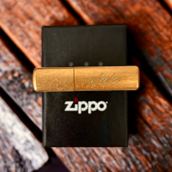 zippo lighter metal 